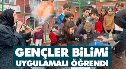 Gençler Bilimi Uygulamalı Öğrendi