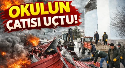 Okulun Çatısı Uçtu!