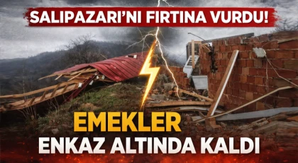 Salıpazarı’nı Fırtına Vurdu! Emekler Enkaz Altında Kaldı