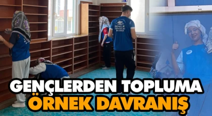 Gençlerden Topluma Örnek Davranış