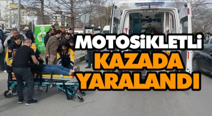 Motosikletli Kazada Yaralandı