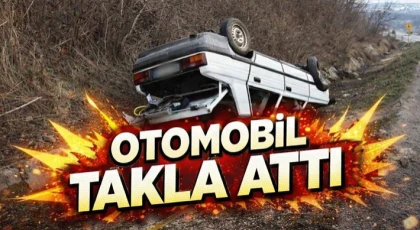 Otomobil Takla Attı!