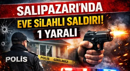 Salıpazarı’nda Eve Kurşun Yağmuru