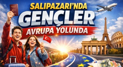 Salıpazarı’nda Gençler Avrupa Yolunda