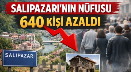 Salıpazarı’nın Nüfusu 640 Kişi Azaldı