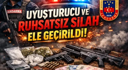 Uyuşturucu Ve Ruhsatsız Silah Ele Geçirildi
