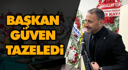 Başkan Güven Tazeledi