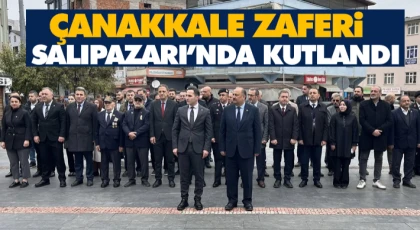 Çanakkale Zaferi  Salıpazarı’nda Kutlandı