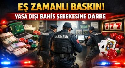 Eş Zamanlı Baskın! Yasa Dışı Bahis Şebekesine Darbe