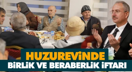 Huzurevinde Birlik Ve Beraberlik İftarı