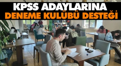 KPSS Adaylarına Deneme Kulübü Desteği