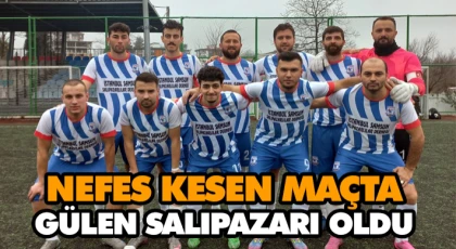 Nefes Kesen Maçta Gülen Salıpazarı Oldu