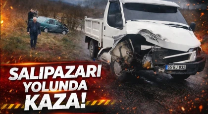 Salıpazarı Yolunda Kaza!