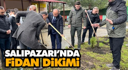 Salıpazarı’nda Fidan Dikimi