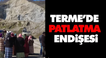 Terme’de Patlatma Endişesi