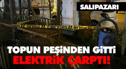 Topun Peşinden Gitti, Elektrik Çarptı!