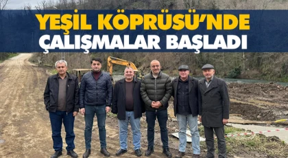 Yeşil Köprüsü’nde Çalışmalar Başladı