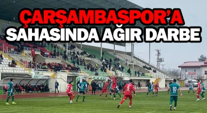 Çarşambaspor’a Sahasında Ağır Darbe