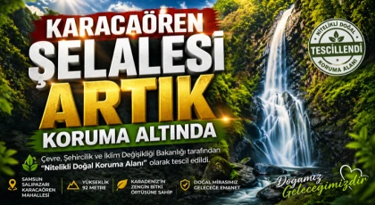  Karacaören Şelalesi Artık Koruma Altında