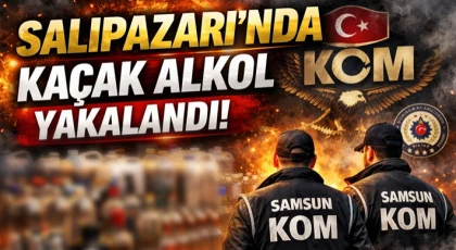 Salıpazarı’nda Kaçak Alkol Yakalandı!