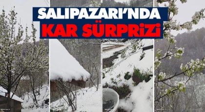 Salıpazarı’nda Kar Sürprizi