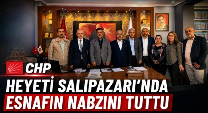 CHP Heyeti Salıpazarı’nda Esnafın Nabzını Tuttu