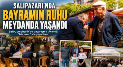 Salıpazarı’nda Bayramın Ruhu Meydanda Yaşandı