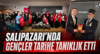 Salıpazarı’nda Gençler Tarihe Tanıklık Etti