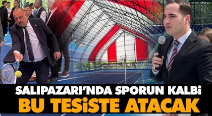 Salıpazarı’nda Tenis Kortu ve Çok Amaçlı Spor Sahası Hizmete Açıldı