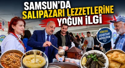 Samsun’da Salıpazarı Lezzetlerine Yoğun İlgi