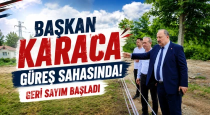 Başkan Karaca Güreş Sahasında! Geri Sayım Başladı