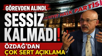 Görevden Alındı, Sessiz Kalmadı! Özdağ'dan Çok Sert Açıklama