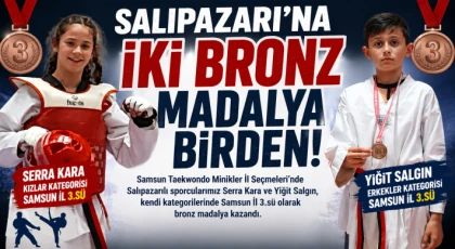Salıpazarı’na İki Bronz Madalya Birden