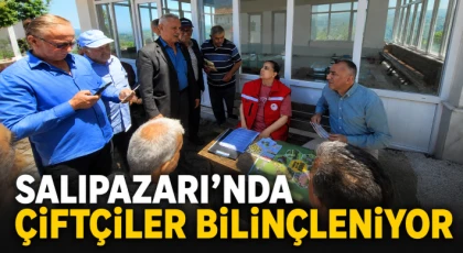 Salıpazarı'nda Çiftçiler Bilinçleniyor