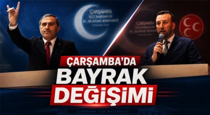 Çarşamba’da Bayrak Değişimi