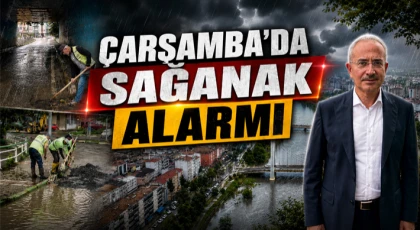 Çarşamba’da Sağanak Alarmı