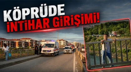 Köprüde İntihar Girişimi!
