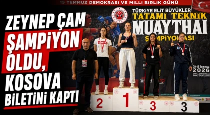 Zeynep Çam Şampiyon Oldu, Kosova Biletini Kaptı