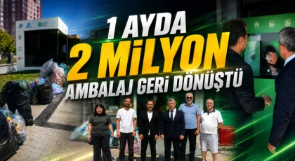 1 Ayda 2 Milyon Ambalaj Geri Dönüştü