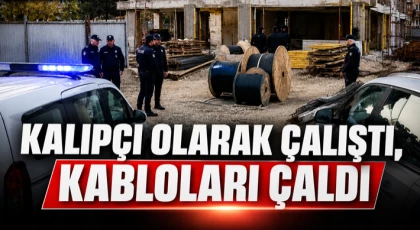Kalıpçı Olarak Çalıştı, Kabloları Çaldı