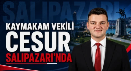 Kaymakam Vekili Cesur Salıpazarı’nda