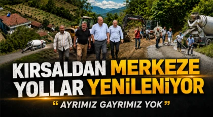 Kırsaldan Merkeze Yollar Yenileniyor “Ayrımız Gayrımız Yok”