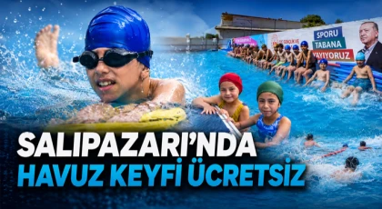Salıpazarı’nda Havuz Keyfi Ücretsiz