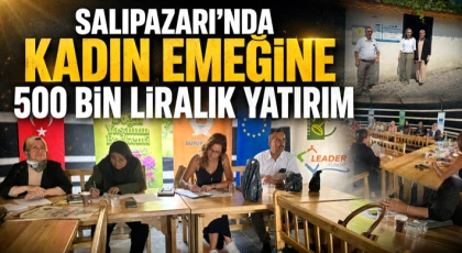Salıpazarı’nda Kadın Emeğine 500 Bin Liralık Yatırım