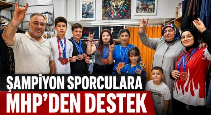 Şampiyon Sporculara MHP’den Destek